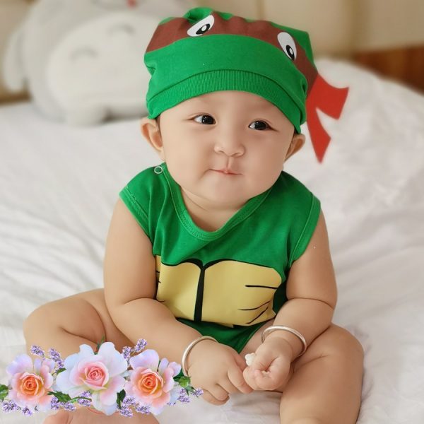 Bộ quần áo trẻ em ninja rùa