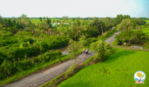 Cảnh đẹp bến tre được chụp từ flycam của Trần Hùng Anh, một bạn đam mê nghiếp ảnh của nhóm Memories.vn