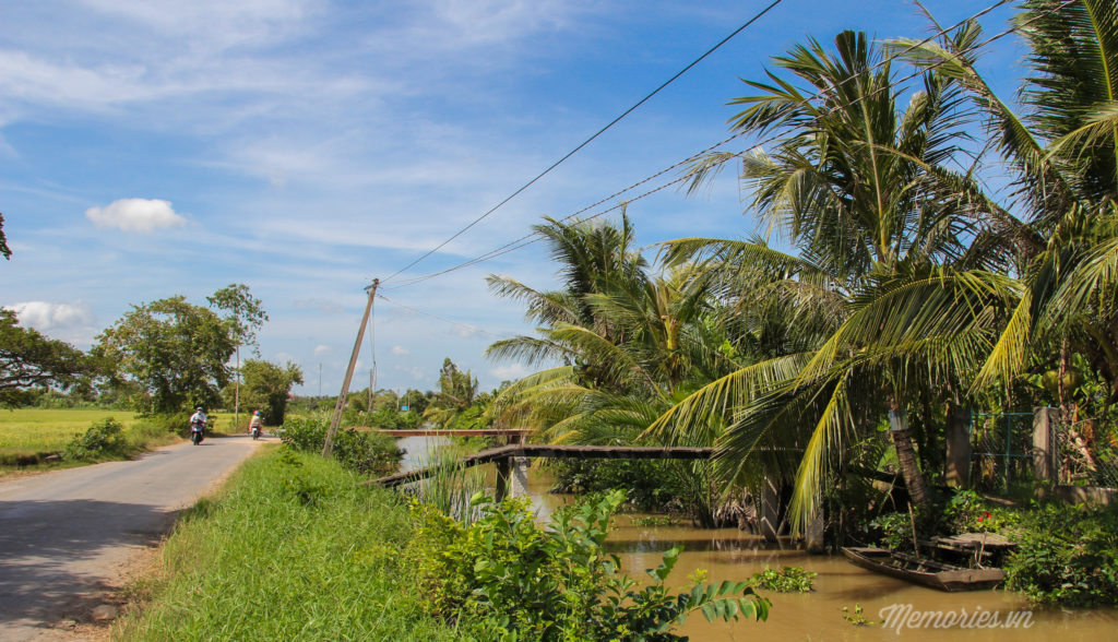 Cảnh đẹp bến tre được chụp từ flycam của Trần Hùng Anh, một bạn đam mê nghiếp ảnh của nhóm Memories.vn