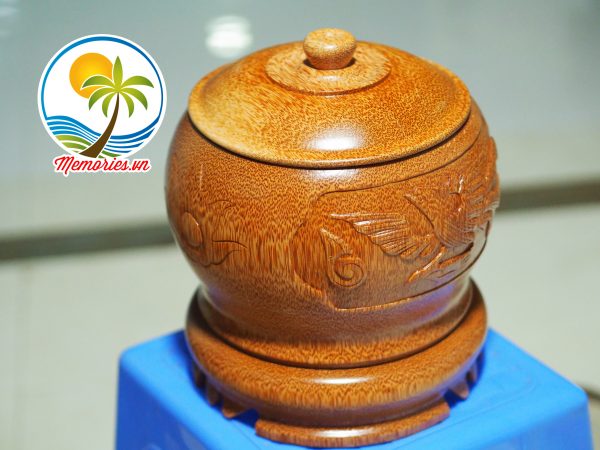 Vỏ ấm bình trà bằng gỗ dừa