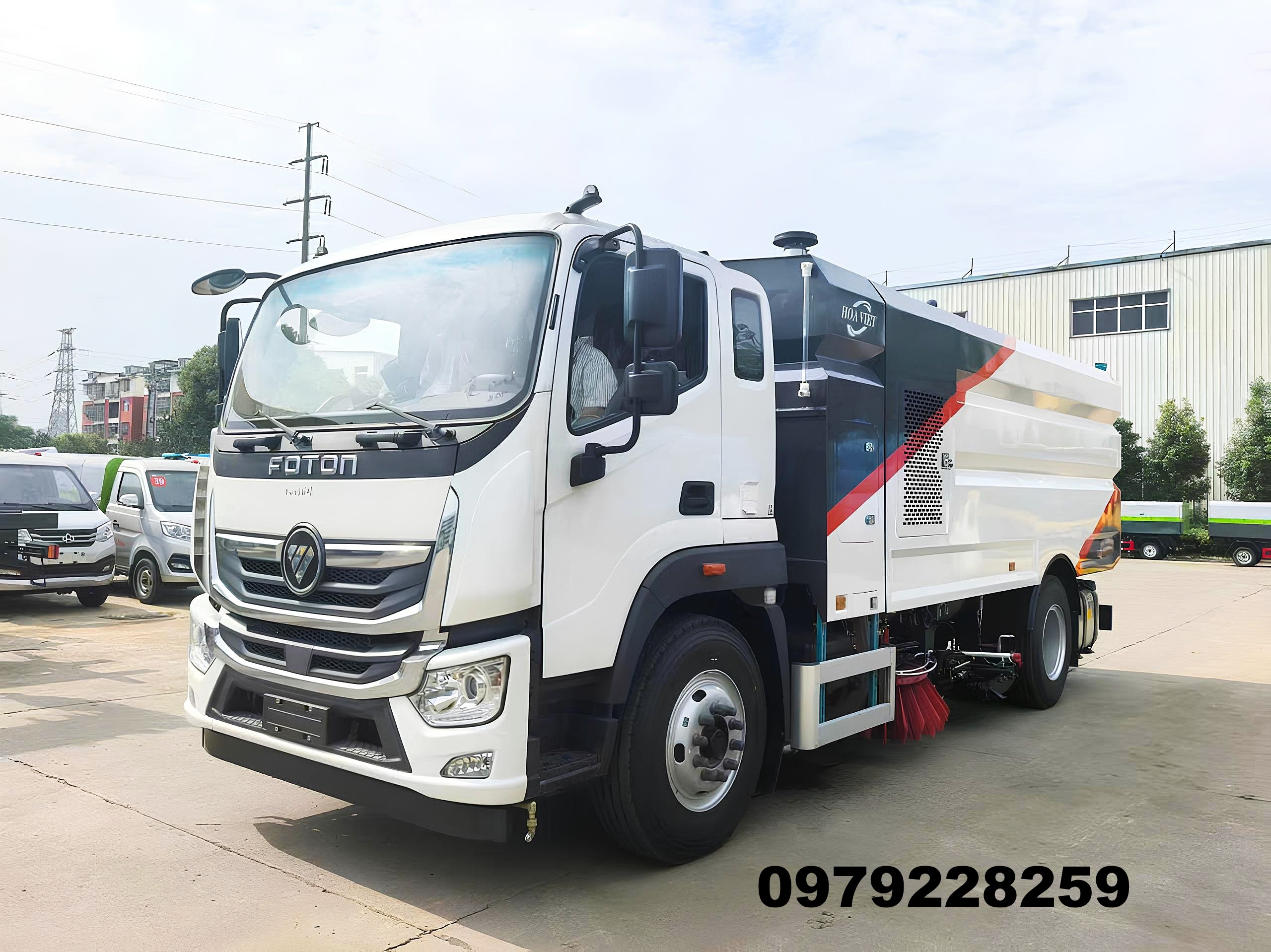 Xe quét, hút bụi đường phố Foton - Giải pháp vệ sinh đô thị hiệu quả - Xe ô tô chuyên dùng