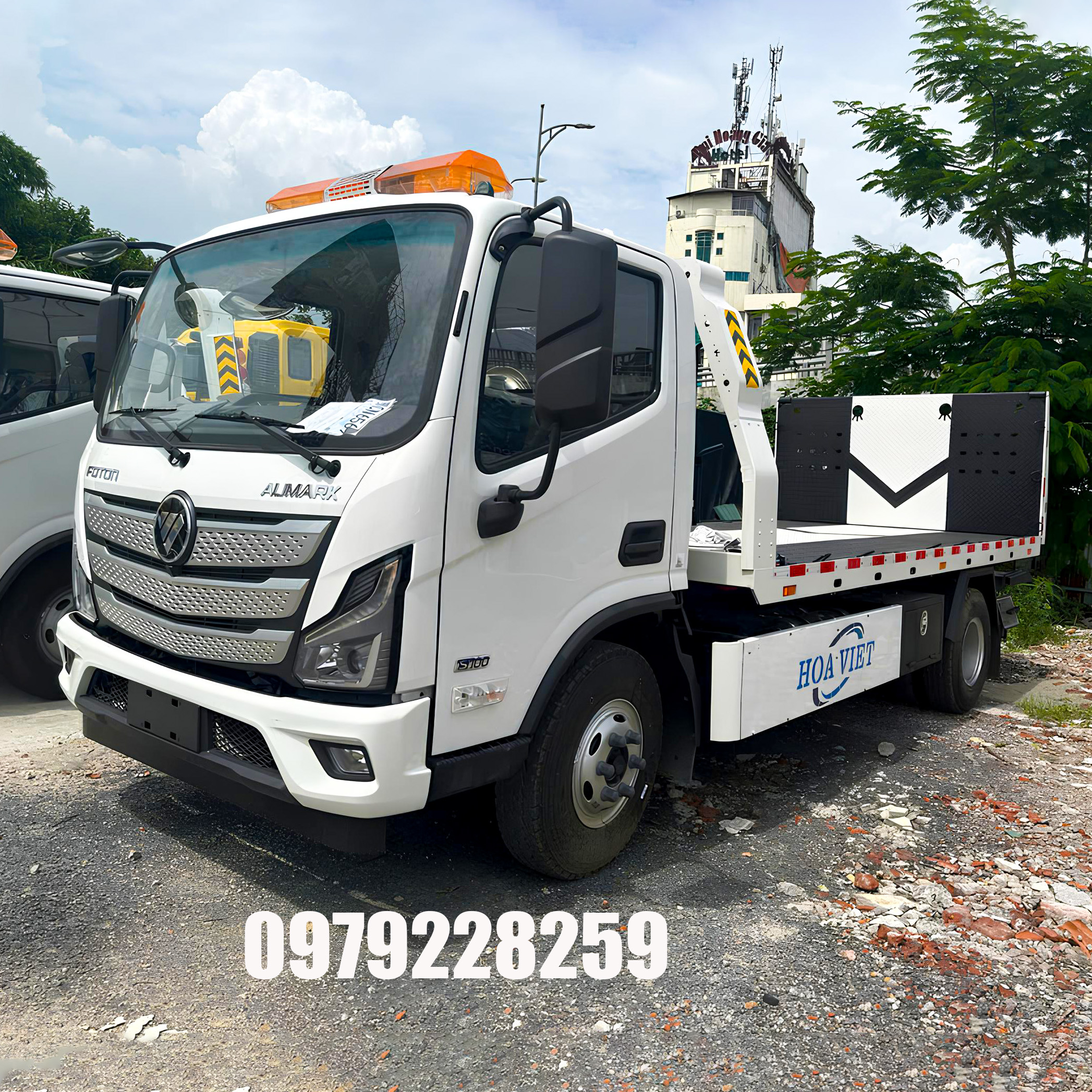 Xe cứu hộ Foton Aumark 2026, hệ thống thủy lực dẫn động cơ càng kéo, đẩy, nâng, hạ sàn, chở - Xe ô tô chuyên dùng