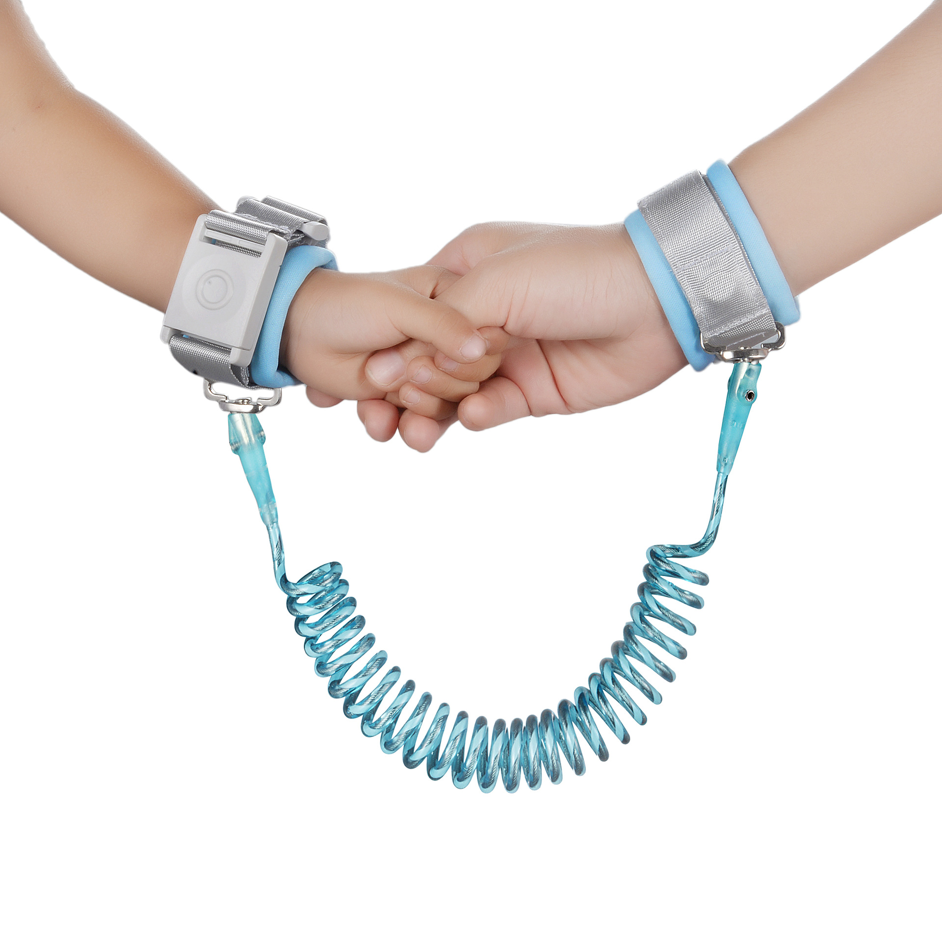 Dây dắt bé chống lạc lõi dây thép không gỉ có khóa cảm ứng an toàn