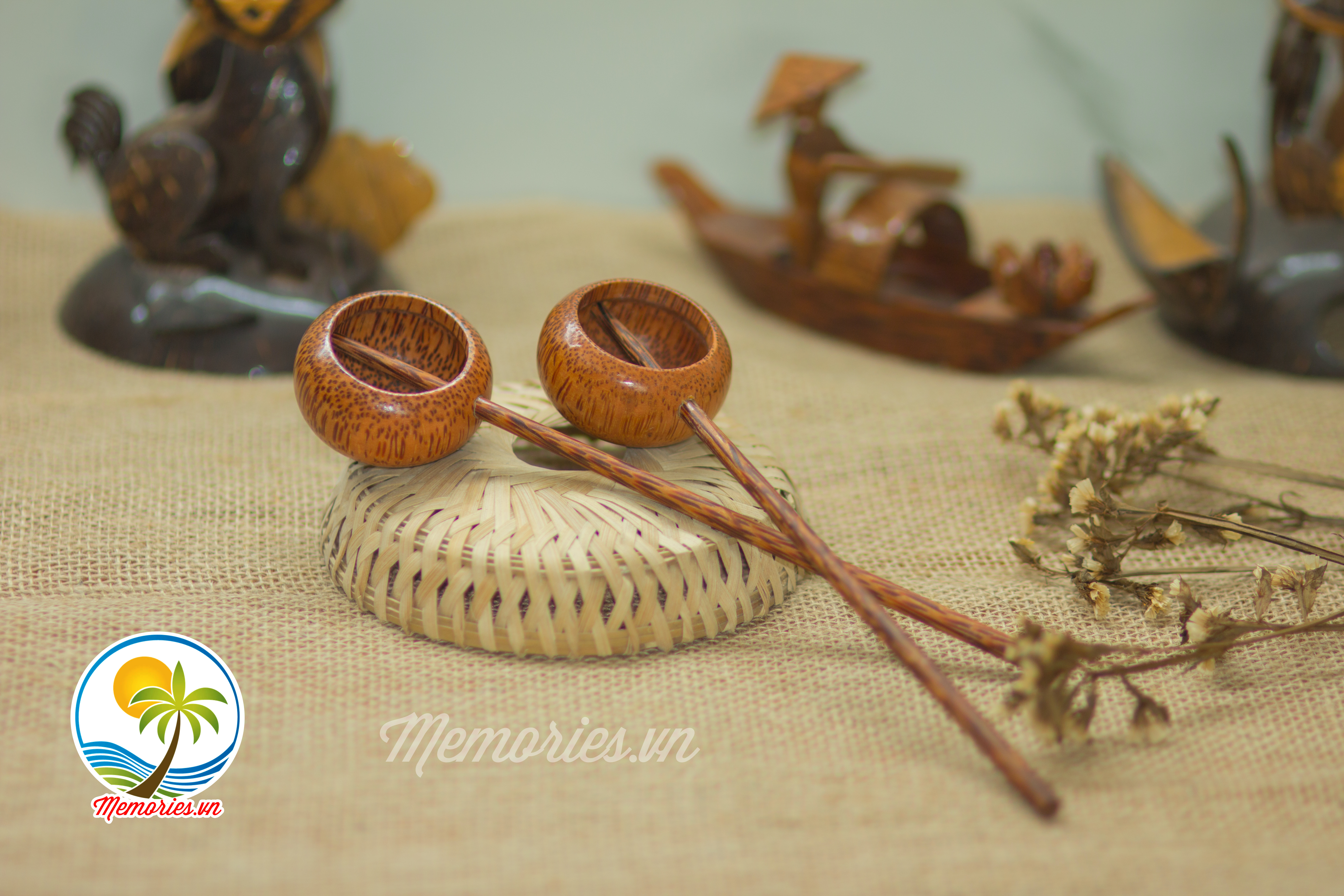 Gáo Dừa Múc Nước/ Rượu / Phụ Kiện Trang Trí/ Decor