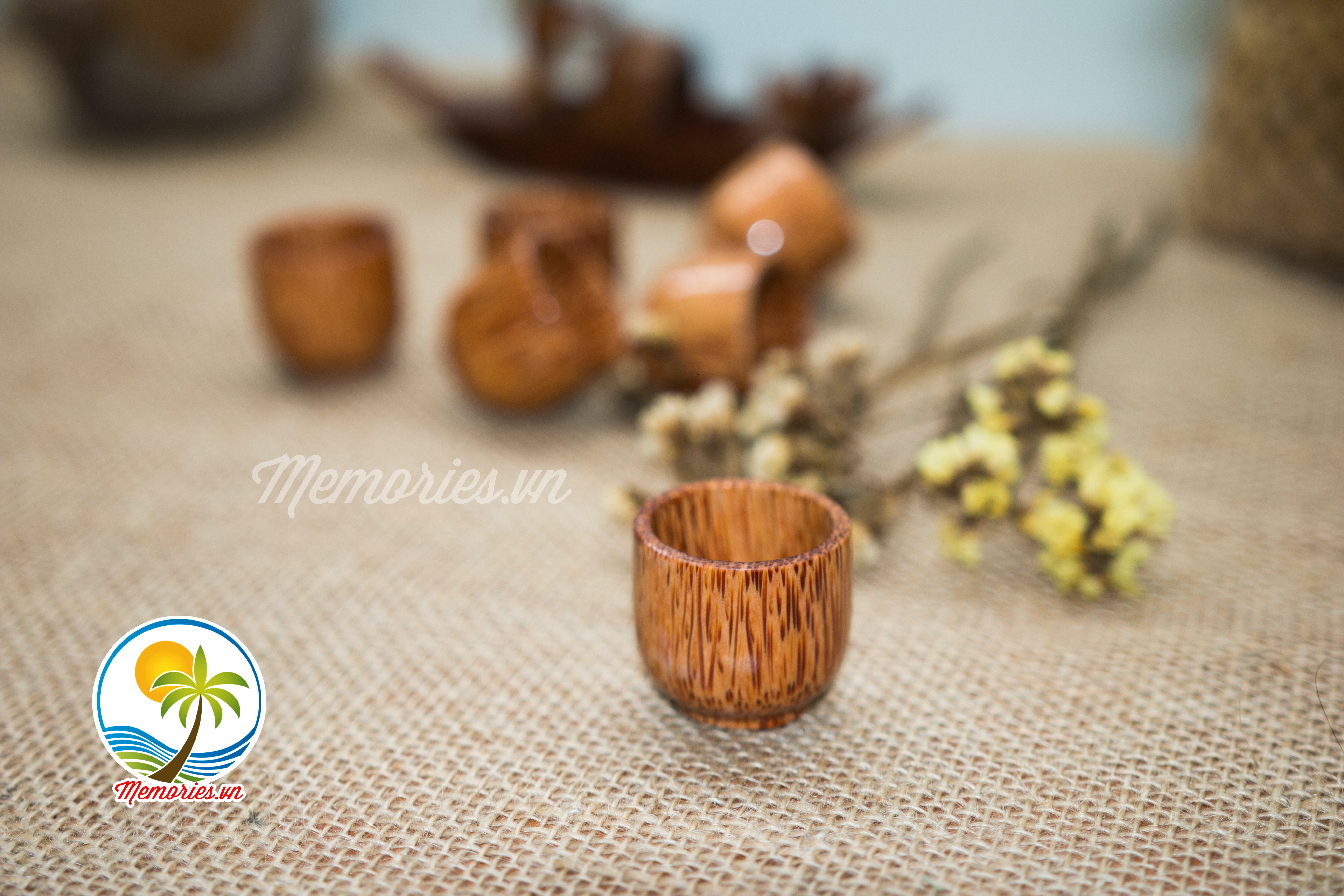 Chung / Ly / Chén Uống Rượu Gỗ Dừa